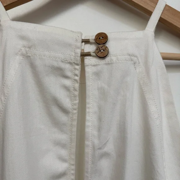 Pilcro Anthropologie Kyla Flounce Mini Dress Women Small Petite Pockets - Picture 10 of 15